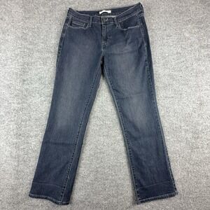 Levi's 505 Straight Jeans Womens 10 Medium Wash Blue Mid Rise Denim Pants